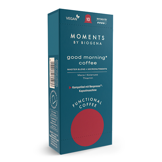 Moments by Biogena good morning coffee Packung Front
