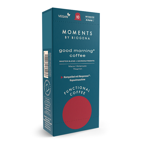 Moments by Biogena good morning coffee Packung Front