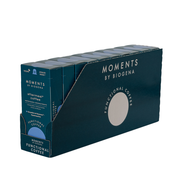Moments by Biogena aftermeal coffee Zehnerpackung