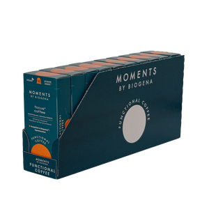Moments by Biogena focus coffee Zehnerpackung