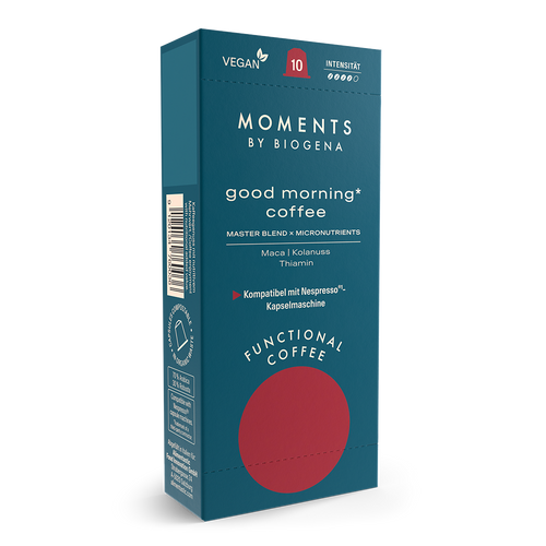 Moments by Biogena good morning coffee Packung Front