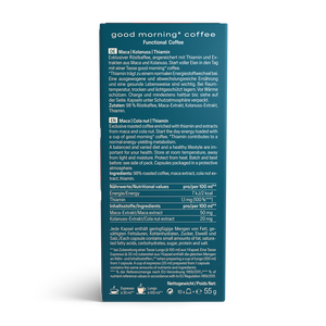 Moments by Biogena good morning coffee Packung Rueckseite