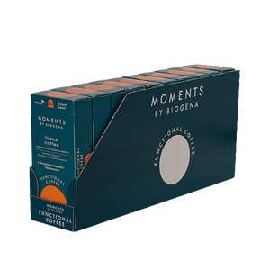 Moments by Biogena focus coffee Zehnerpackung