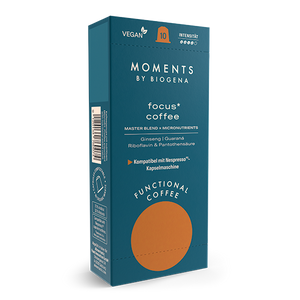 Moments by Biogena focus coffee Packung Front